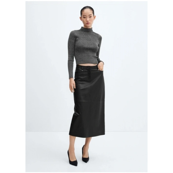 Mango Lurex Perkins Yaka Kazak