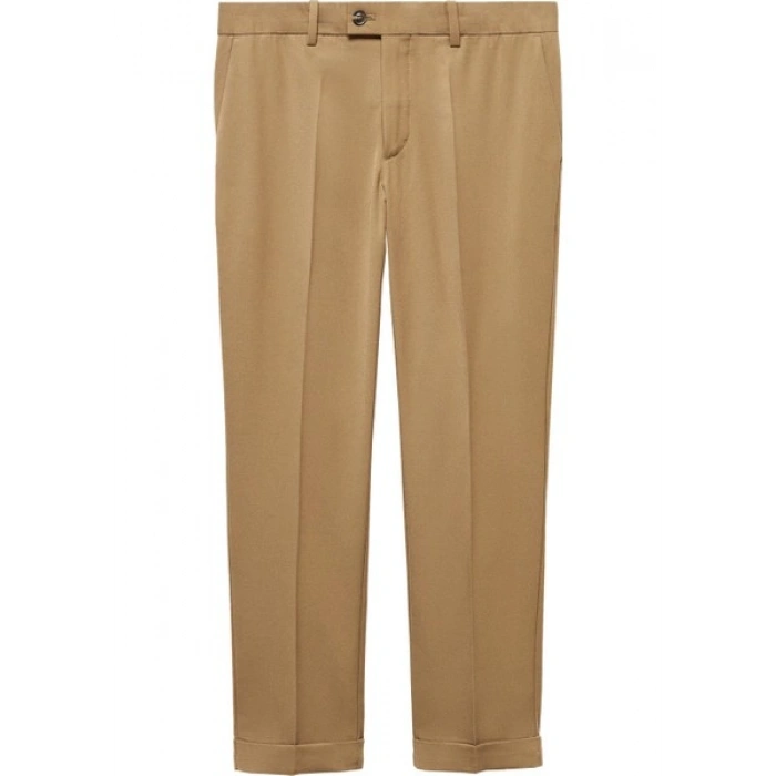 Mango Man Geri Dönüşümlü Kumaştan Slim Fit Pantolon