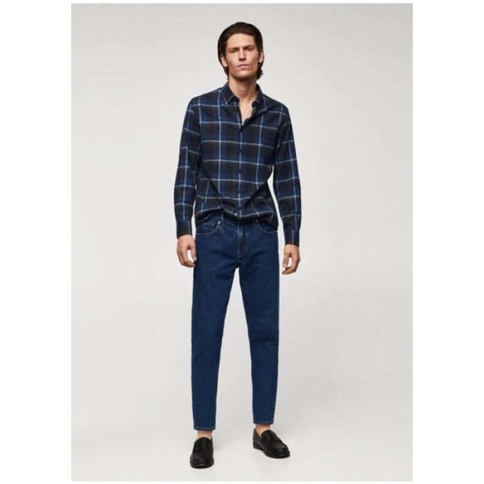 Mango Man Regular Fit Kareli Flanel Gömlek