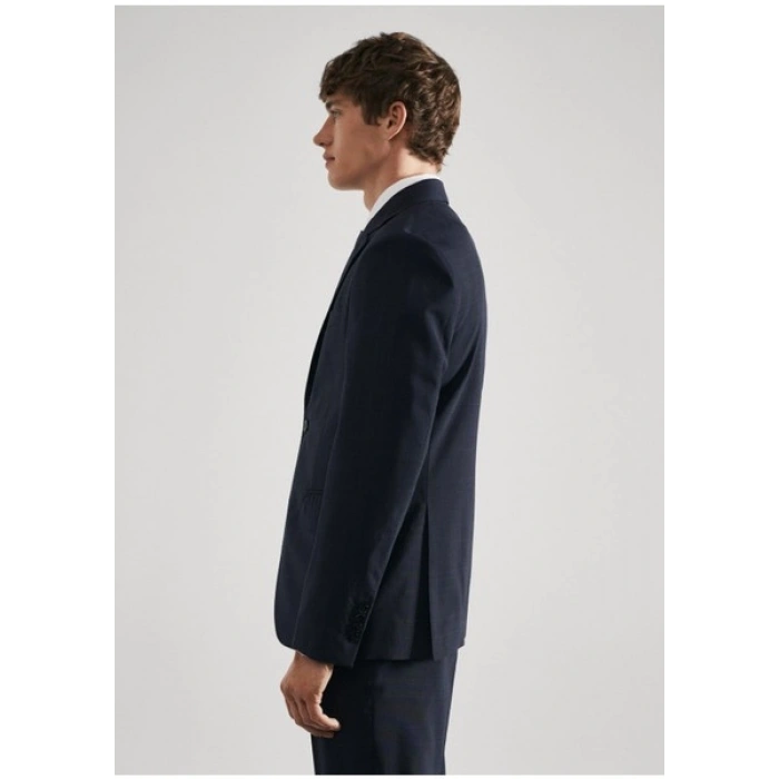 Mango Man Slim Fit Bakir Yün Takım Elbise Blazer