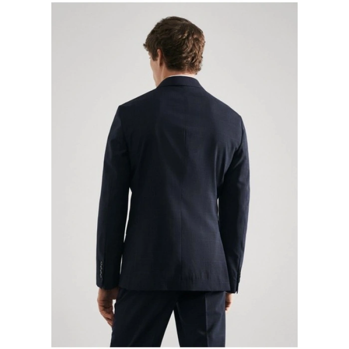 Mango Man Slim Fit Bakir Yün Takım Elbise Blazer