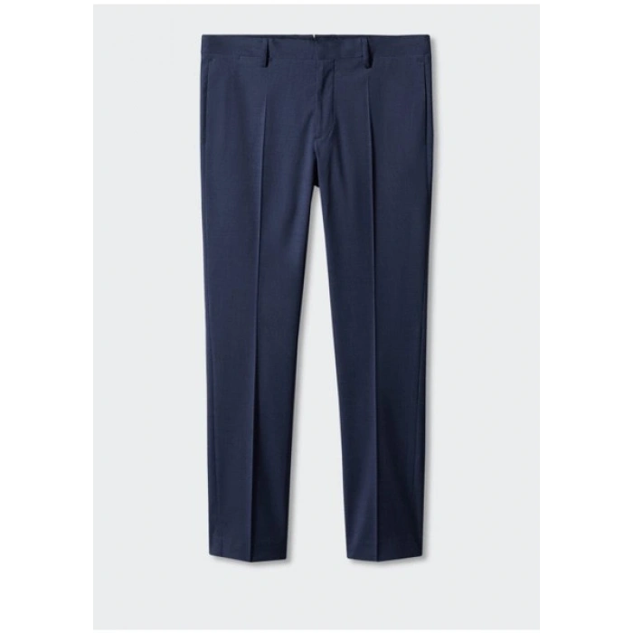 Mango Man Süper Slim Fit Baskılı Takım Pantolonu