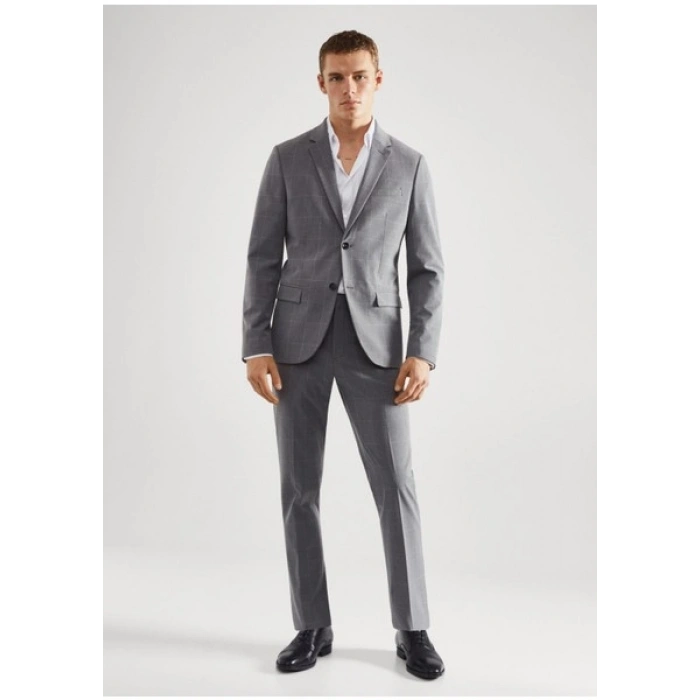 Mango Man Süper slim fit takım pantolonu
