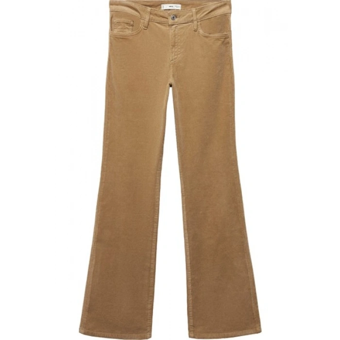 Mango Orta Bel Kadife Paça Pantolon
