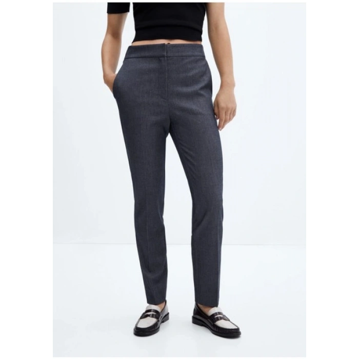 Mango Orta Bel Mid-Rise Dar Paça Pantolon