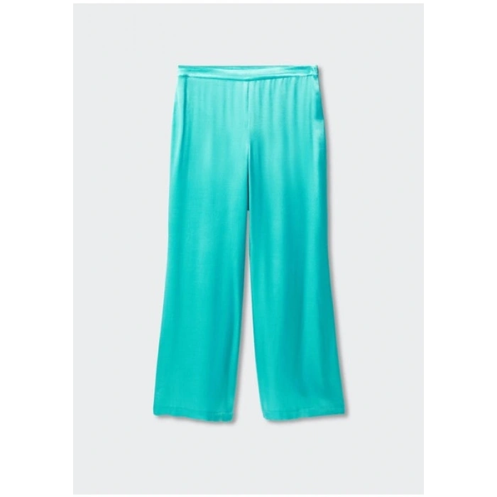 Mango Saten Palazzo Pantolon