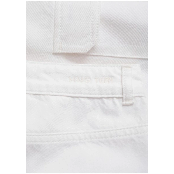 Mango Teen Kargo Cepli Mini Etek