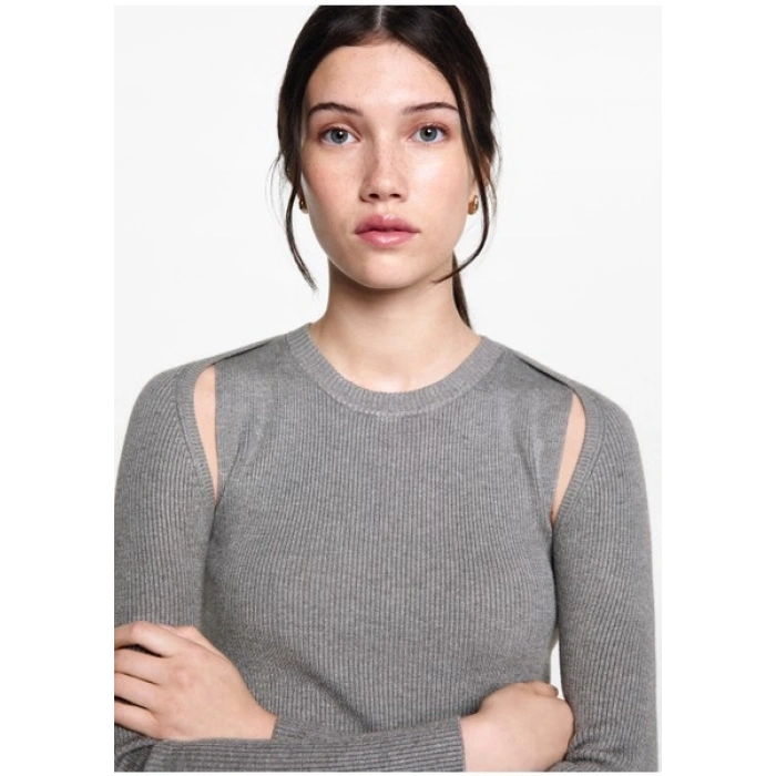 Mango Teen Kol Detaylı Fitilli Kazak