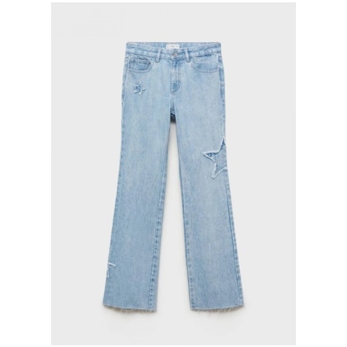 Mango Teen Regular Kesim Yıldız Jean