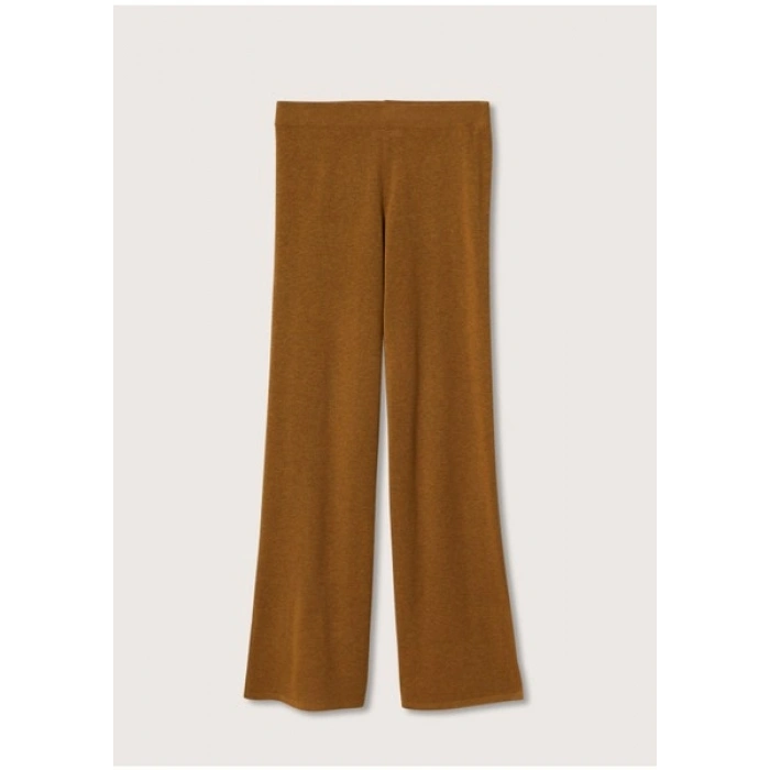 Mango Yan Yırtmaçlı Örme Pantolon