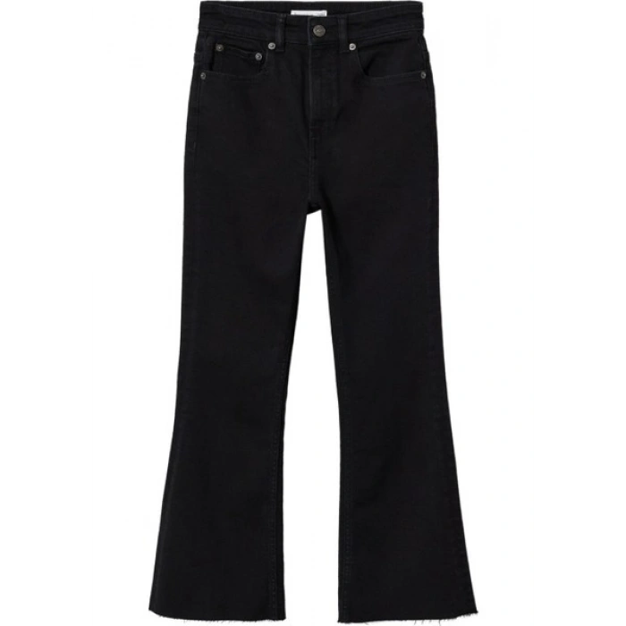 Mango Yırtık düz jean pantolon