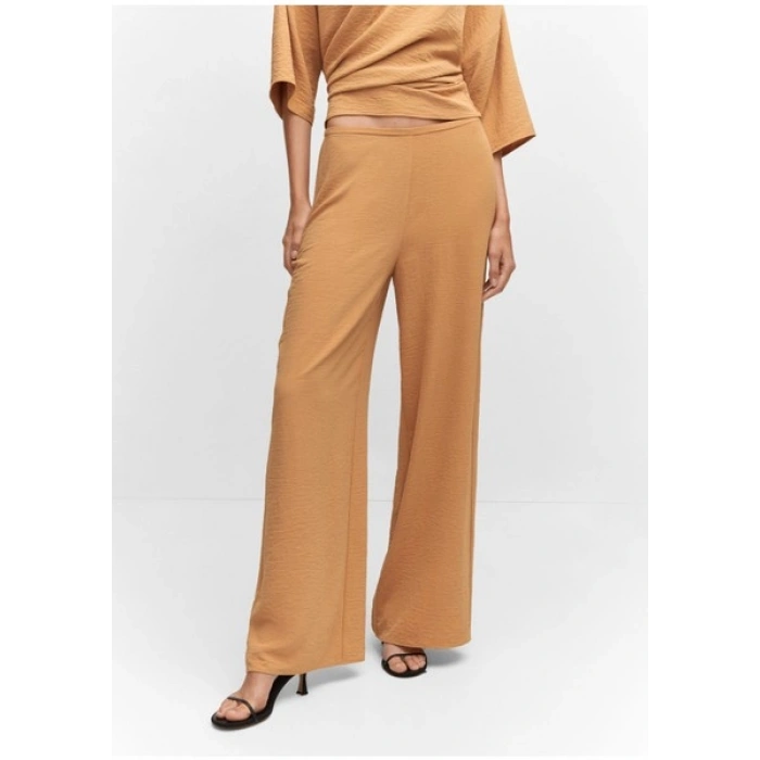 Mango Yüksek Bel Geniş Paça Pantolon
