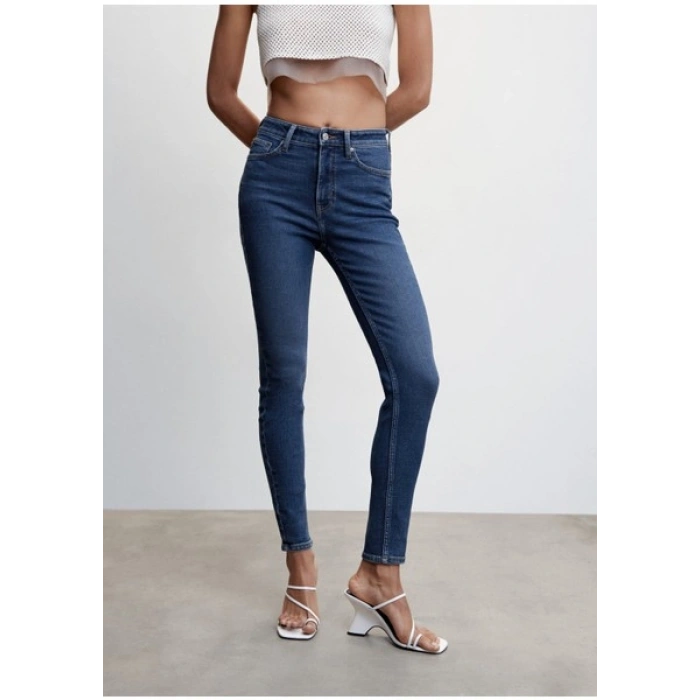 Mango Yüksek belli skinny jean pantolon