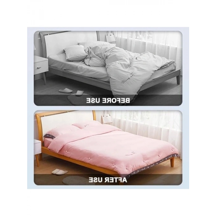 Mantar Şekilli Yorgan Sabitleyici Klips 4 Adet (Gri)