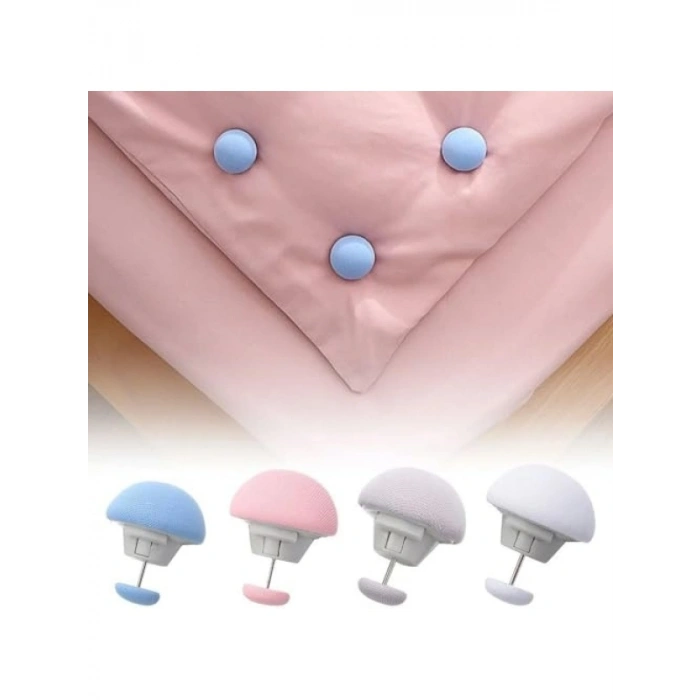 Mantar Şekilli Yorgan Sabitleyici Klips Seti - 4 Adet