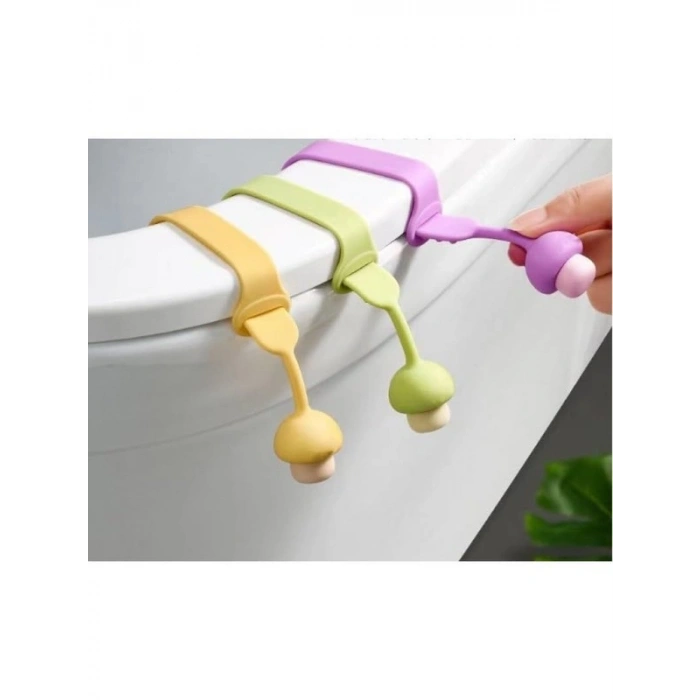 Mantar Tasarımlı Tuvalet Kapağı Kaldırıcı, 3 Renk Seçeneği