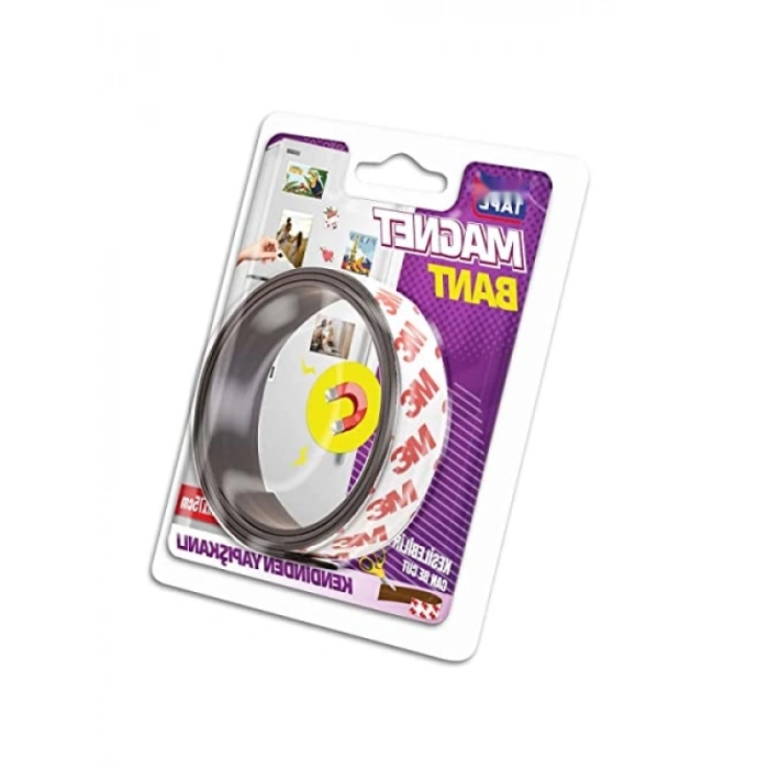 Manyetik Bant | 20 mm Genişlik, 75 cm Uzunluk