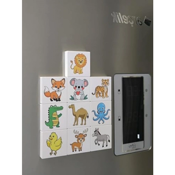 Manyetik Eğitici Oyuncak - Efenin Hayvanat Bahçesi Seri-2