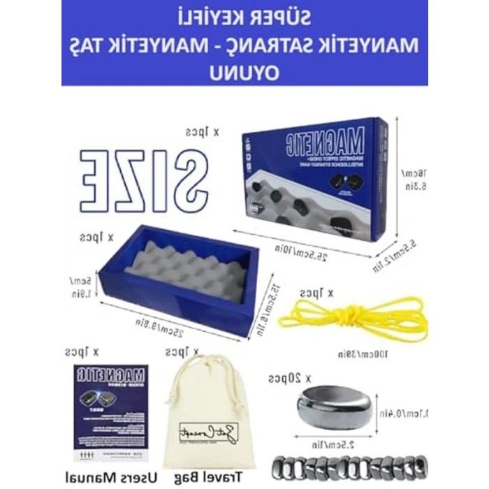 Manyetik Satranç Oyunu - Eğitici ve Eğlenceli Masa Oyunu