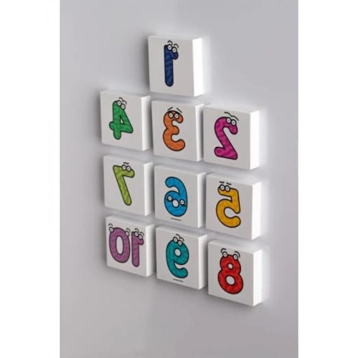 Manyetik Sayı Blokları - Çift Taraflı Eğitici Oyuncak