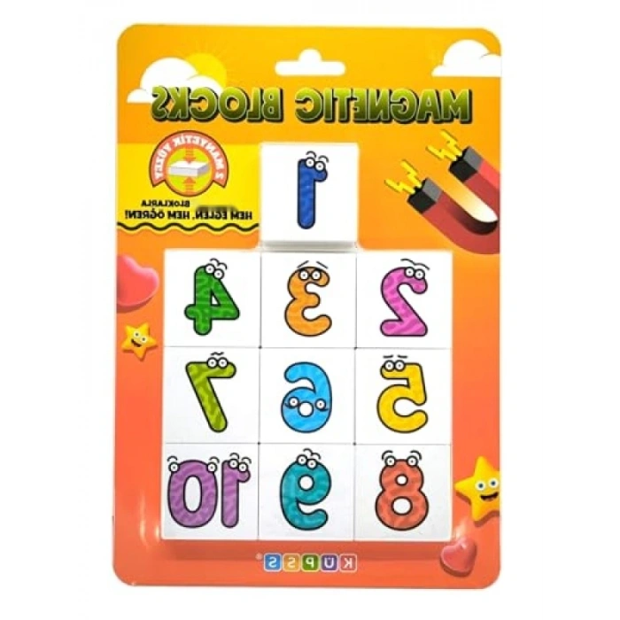 Manyetik Sayı Blokları - Çift Taraflı Eğitici Oyuncak