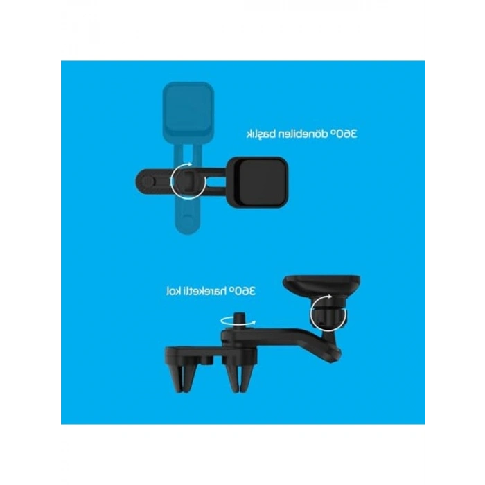 Manyetik Telefon Tutucu, 360 Derece Dönme Özellikli