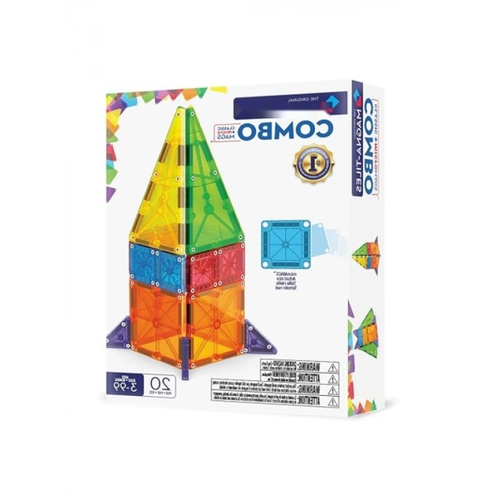 Manyetik Yapı Seti - 20 Parça