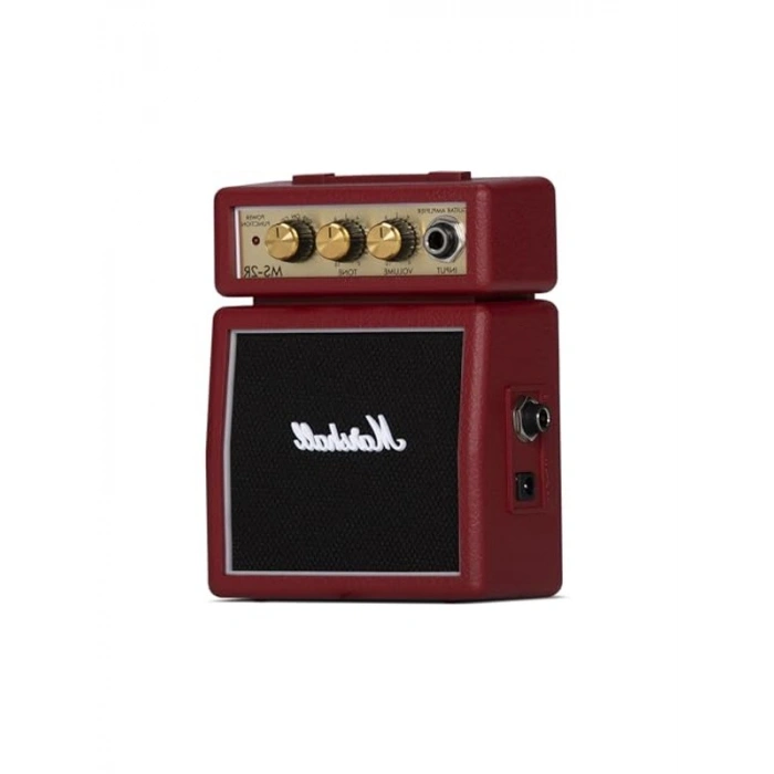 Marshall MS-2R MS2 Mini Amp, Kırmızı [İngiltereden İthal]