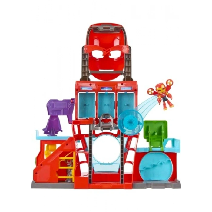 Marvel Iron Man And His Awesome Friends Iron Quarters Oyun Seti G1259
