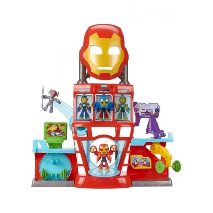 Marvel Iron Man And His Awesome Friends Iron Quarters Oyun Seti G1259