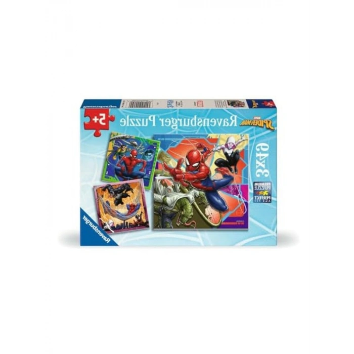 Marvel Spider Man Temalı 3x49 Parça Puzzle