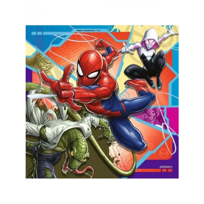 Marvel Spider Man Temalı 3x49 Parça Puzzle
