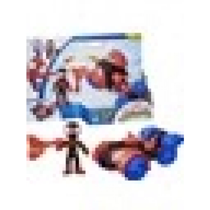 Marvel Spidey And His Amazing Friends Miles spin Morales Techno-Racer Aksiyon Figürü ve Oyuncak Aracı