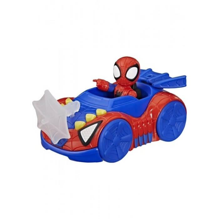 Marvel Spidey And His Amazing Friends Spidey Web Crawler Aksiyon Figürü ve Oyuncak Araba