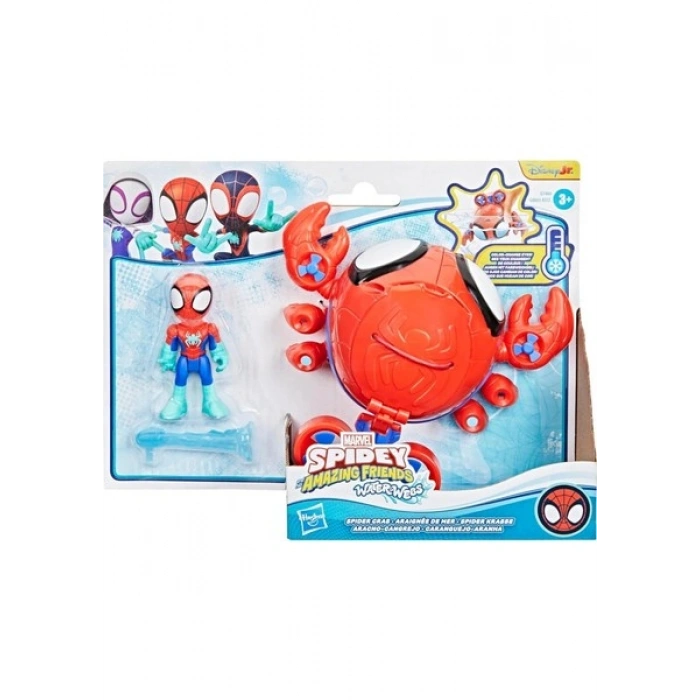 Marvel Spidey And His Amazing Friends Water Webs Spider-Crab Figür Seti