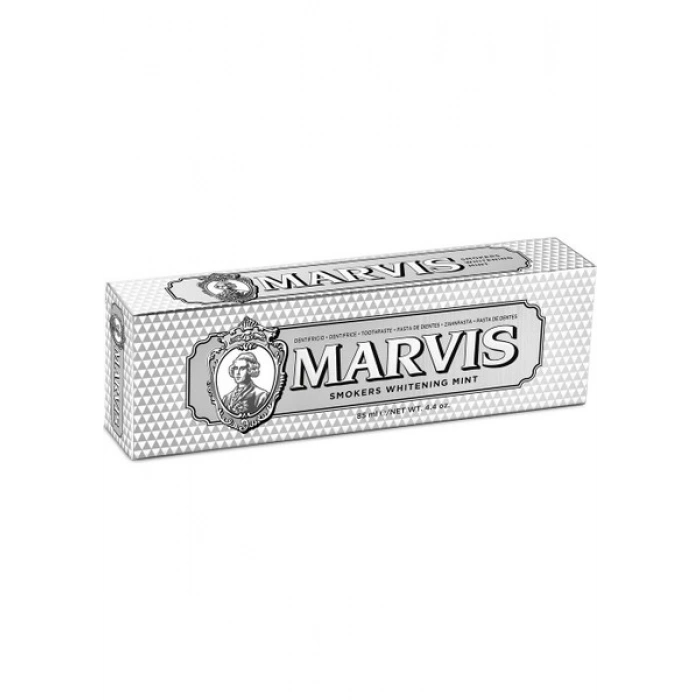 Marvis 85 ml Smokers Beyazlatıcı Diş Macunu 2 Adet Nane Aroması ile Ferahlatıcı Etki