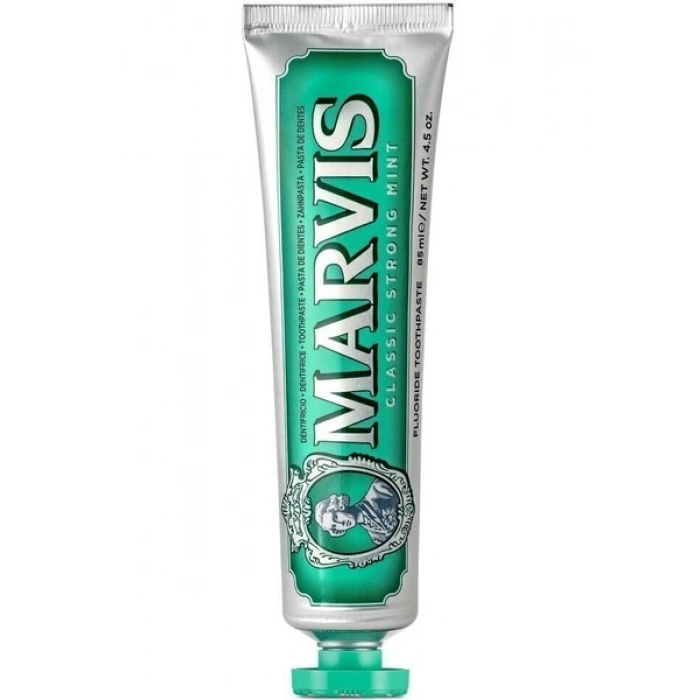 Marvis Classic Strong Mint Diş Macunu 85 ml - Yoğun Nane Aromasıyla Uzun Süreli Ferahlık