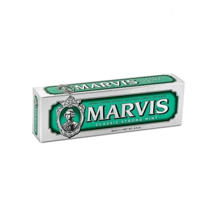Marvis Classic Strong Mint Diş Macunu 85 ml - Yoğun Nane Aromasıyla Uzun Süreli Ferahlık