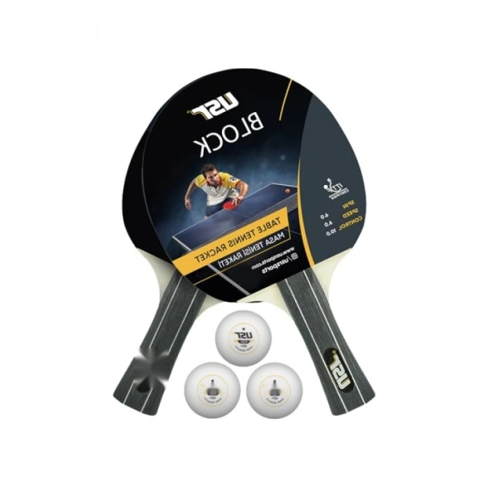 Masa Tenisi Seti - 2 Raket ve 3 Top