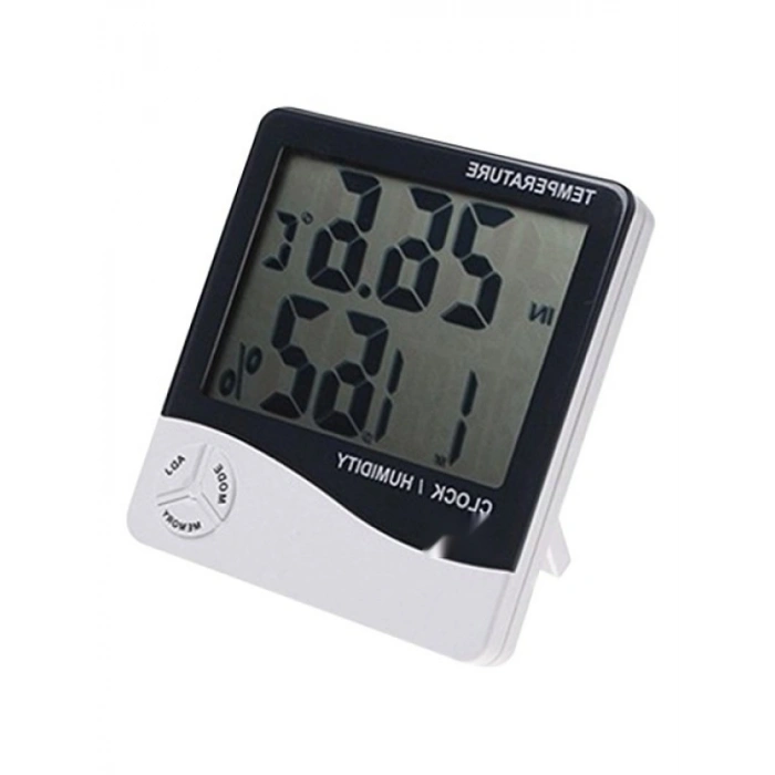 Masaüstü Dijital Termometre ve Higrometre - Sıcaklık ve Nem Ölçer
