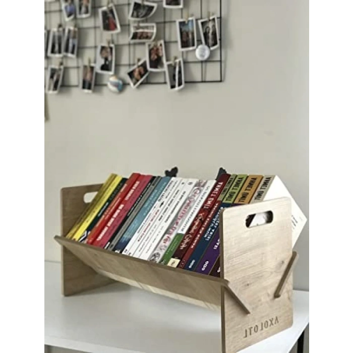 Masaüstü Kitaplık Mini Raf - 50 cm Uzunluk