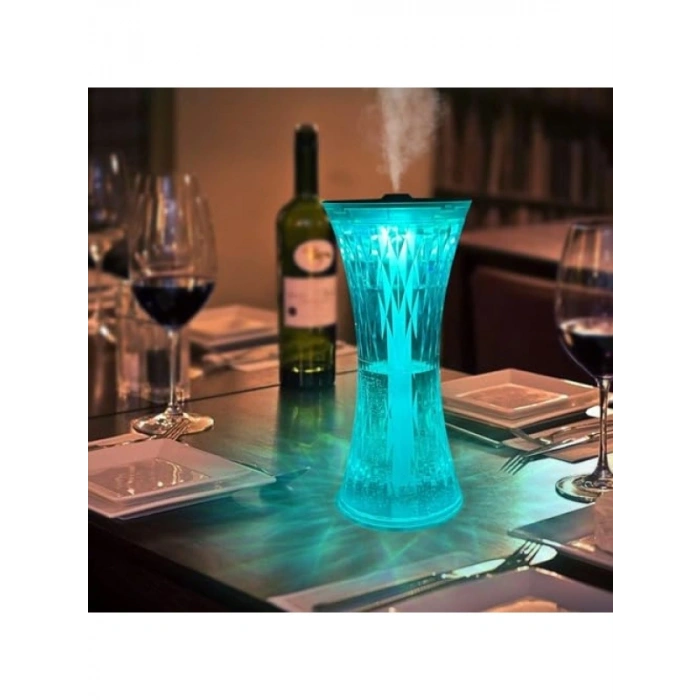 Masaüstü Şarjlı Lamba ve Nemlendirici, 7 Renk Seçeneği