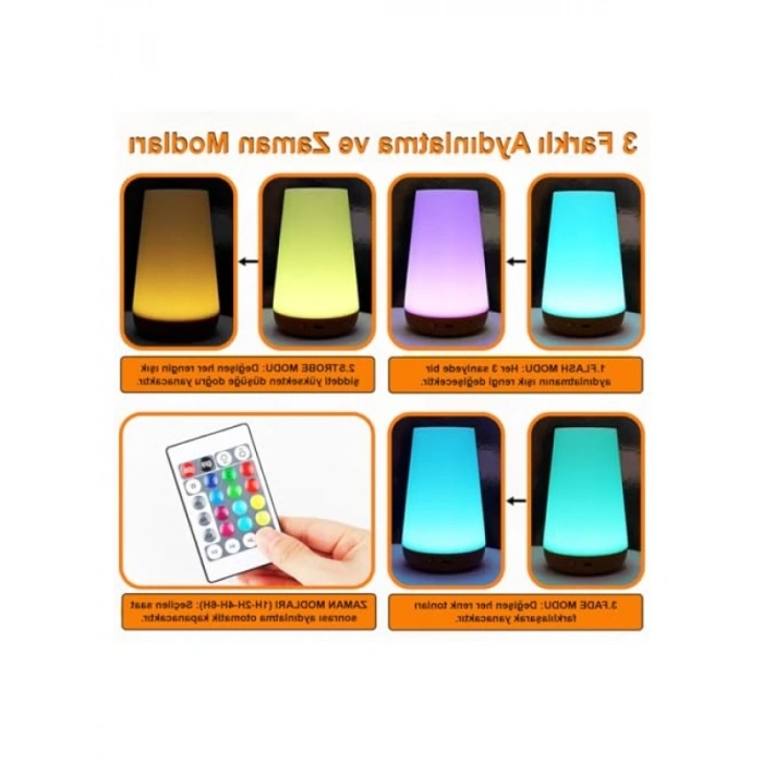 Masaüstü Şarjlı LED Aydınlatma Gece Lambası - GT-CL11