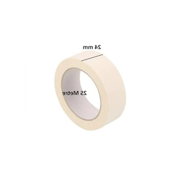 Maskeleme Bandı Seti, 6 Adet, 24mm X 25m Kağıt Bant