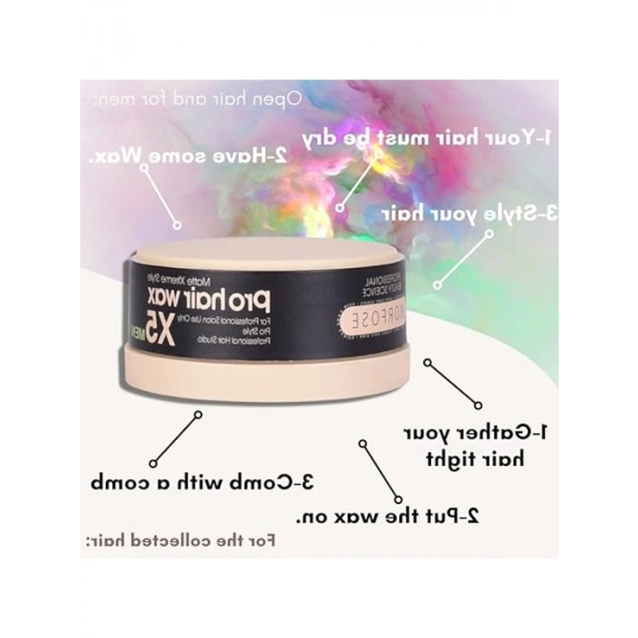 Mat Etkili Saç Waxı, 150 ml, 1 Paket İçinde