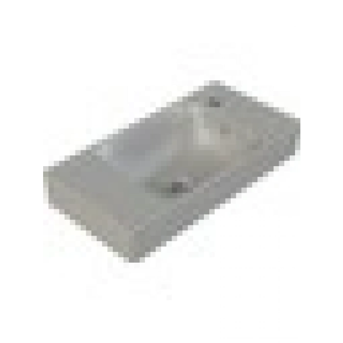 Mat Gri Sharp 60X30 cm Sağ Delikli Etajerli Lavabo