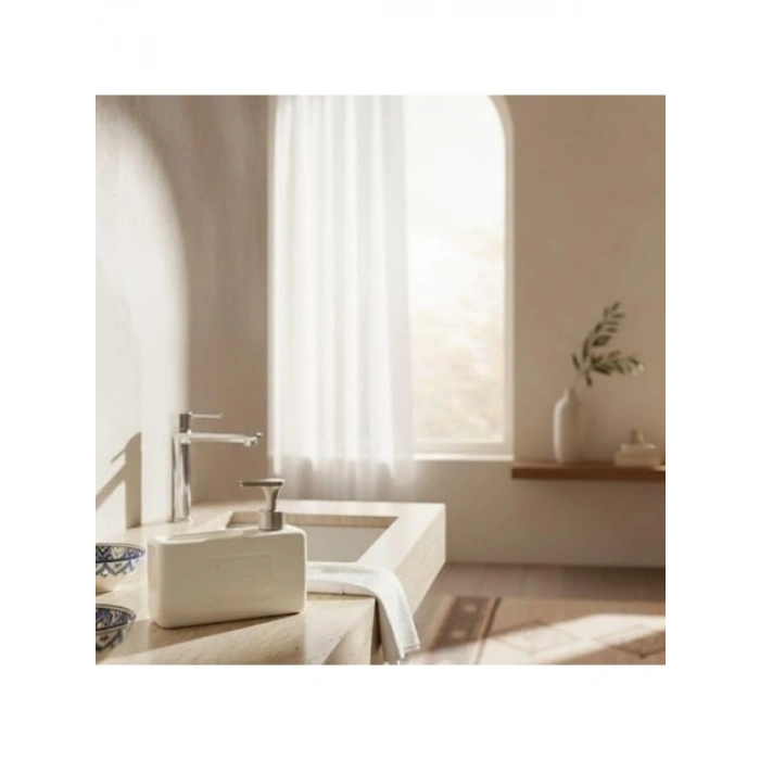 Mat Seramik Sıvı Sabunluk - Tezgah Üstü Organizer