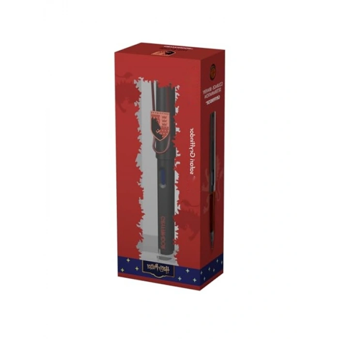 Mat Siyah Gövdeli Ergonomik Dolma Kalem - Gryffindor Temalı