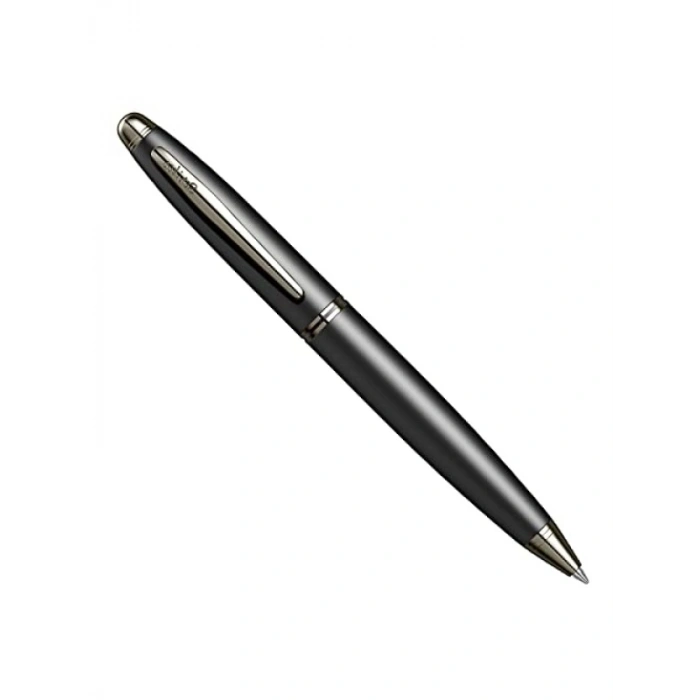 Mat Siyah Tükenmez Kalem - Paslanmaz Çelik Kapak