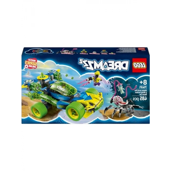 Mateo ve Z-Blob Aksiyon Yarış Arabası, 8 Yaş Üstü Yaratıcı Set, 485 Parça